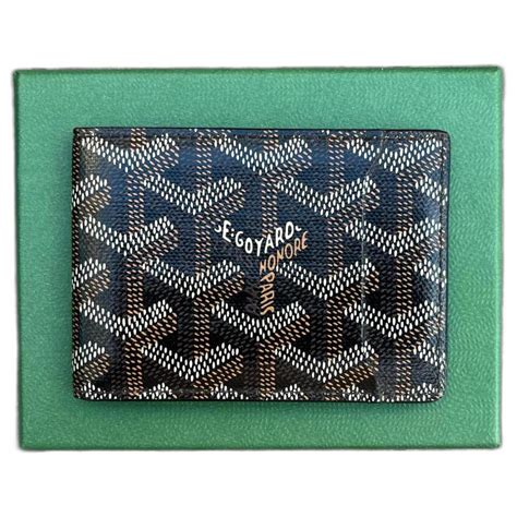 porte carte goyard noir|porte carte goyard petite.